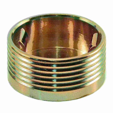 Midwest Fastener Hex Spoke Screw Cap, 3/8 in Dia, Black Chrome, Brass Plain, 5 PK 36803